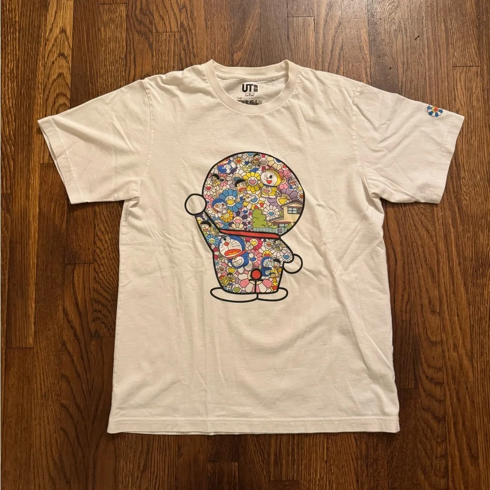 Takashi Murakami Doraemon Uniqlo T Shirt size small - Picture 1 of 4